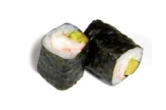 K9 Ebi avocat  ( Maki crevette avocat)